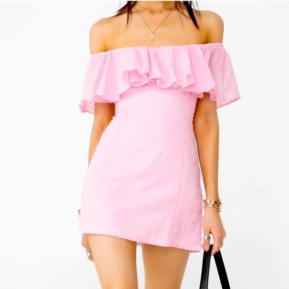 Vanessa Mooney Joelyn Dress Pink New with Tags! - Picture 3 of 11